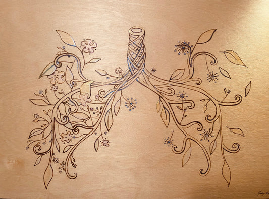 Lung Tree Series:"Going, Going, Gone" (#2 Going..)