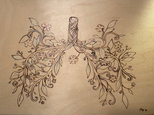 Lung Tree Series:"Going, Going, Gone" (#1 Going...)