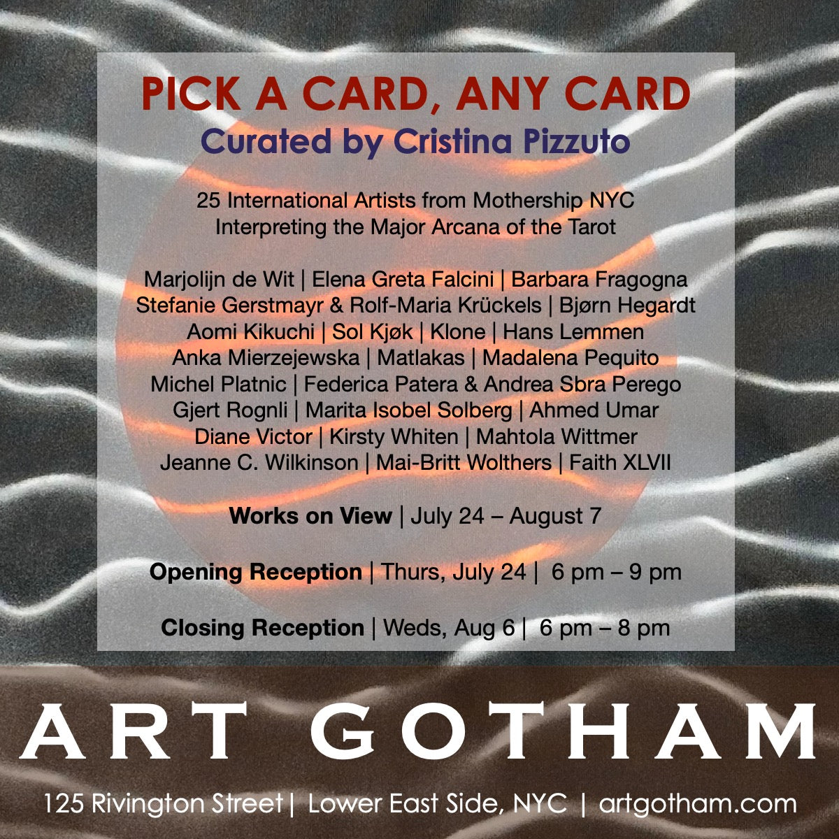 PICK A CARD, ANY CARD | Group Exhibition