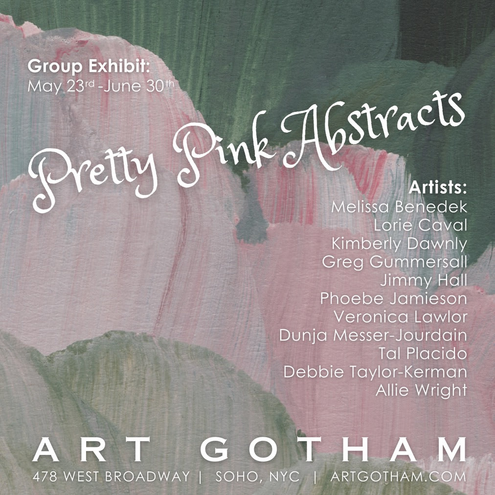 A Group Exhibit | Pretty Pink Abstracts
