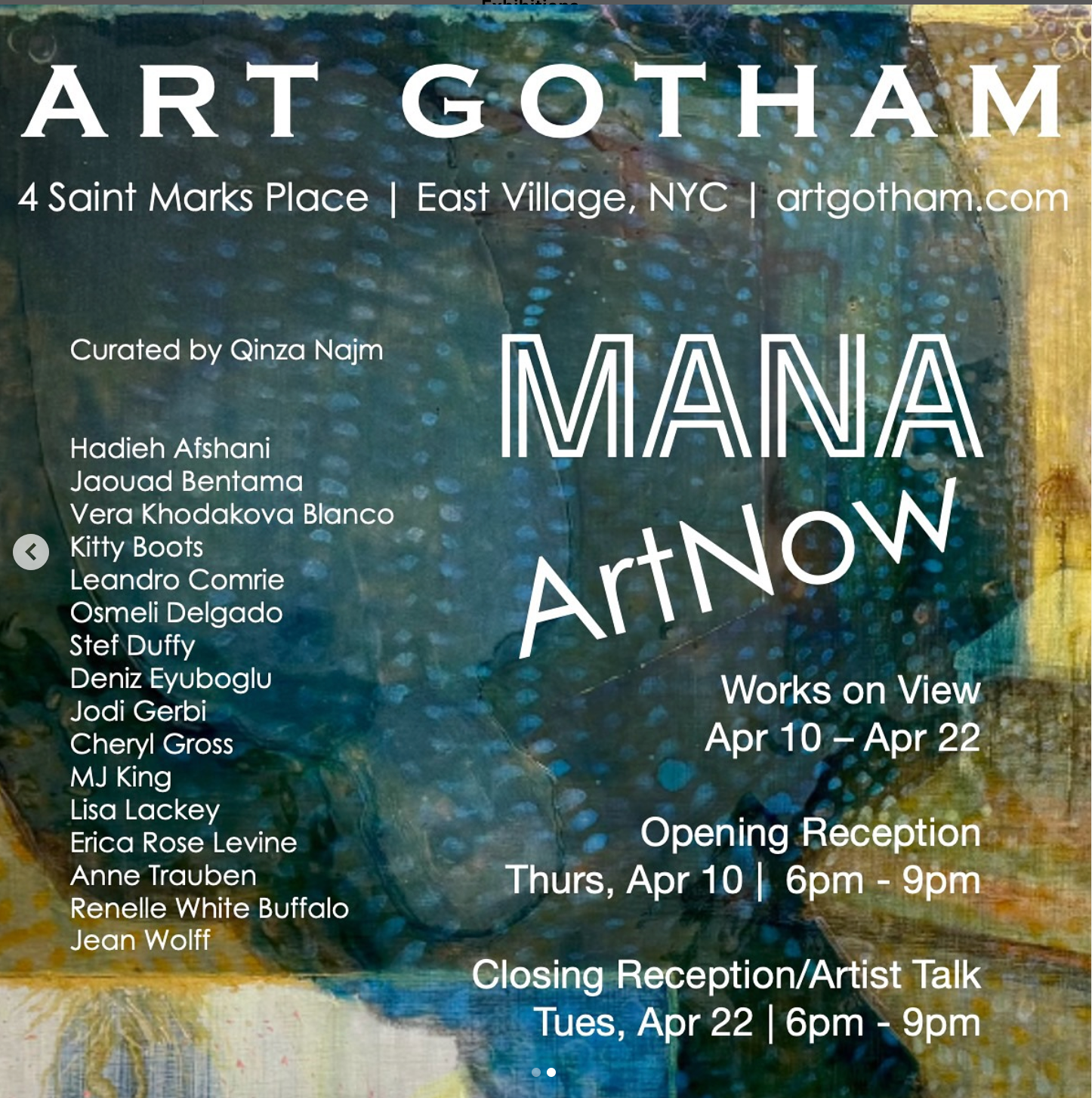 Mana ArtNow | Apr 10 - 22