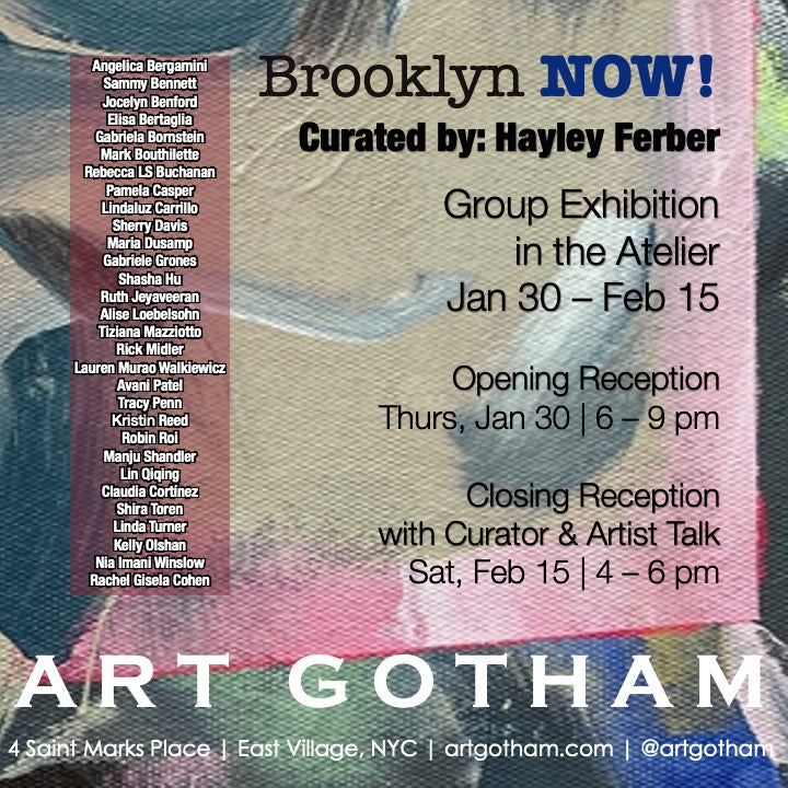 Brooklyn NOW!  A Group Show in the Atelier