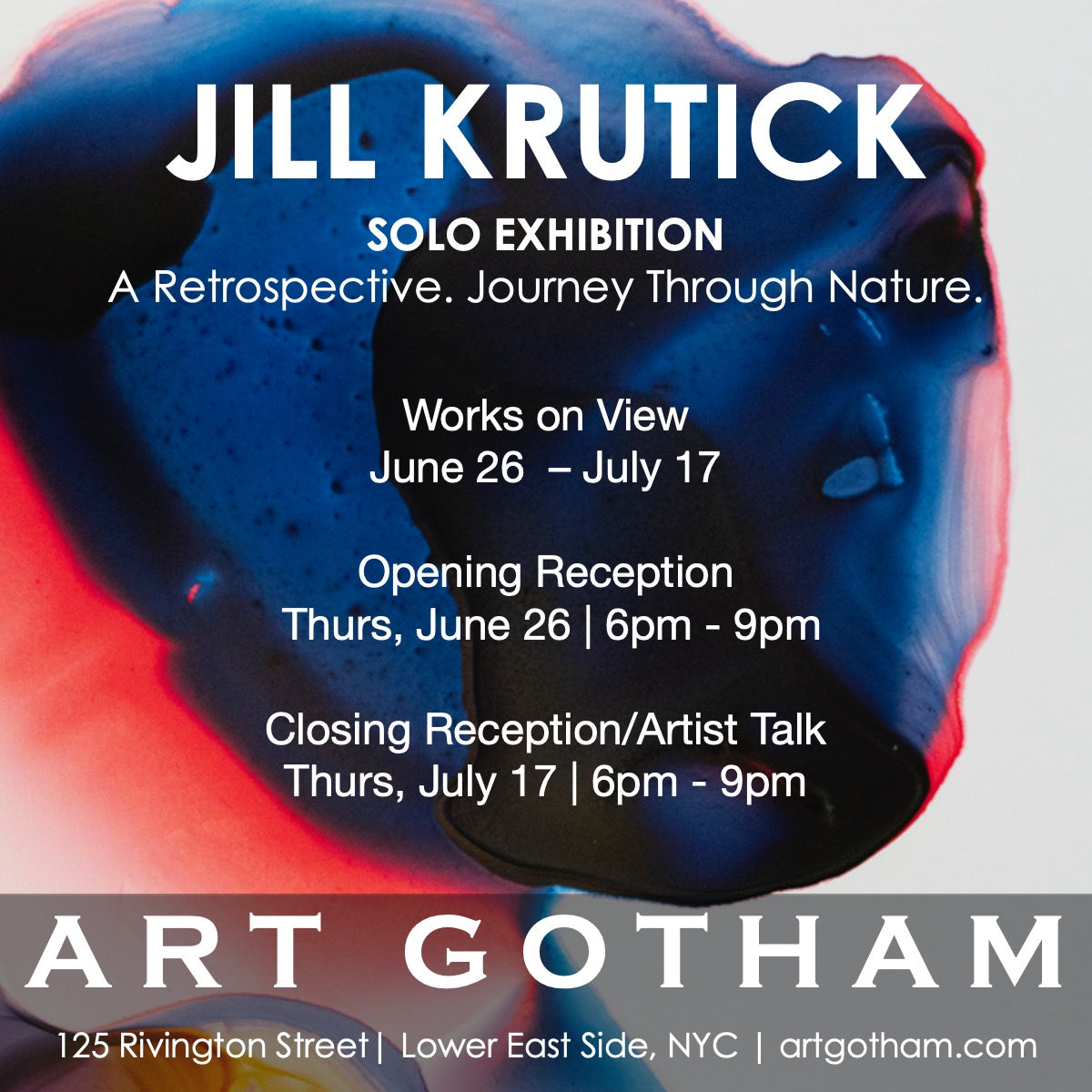 Jill Krutick | Solo Show “A Retrospective. Journey Through Nature"