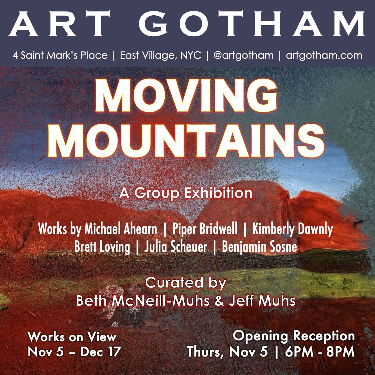 Moving Mountains | A Group Show Curated by Beth McNeill-Muhs