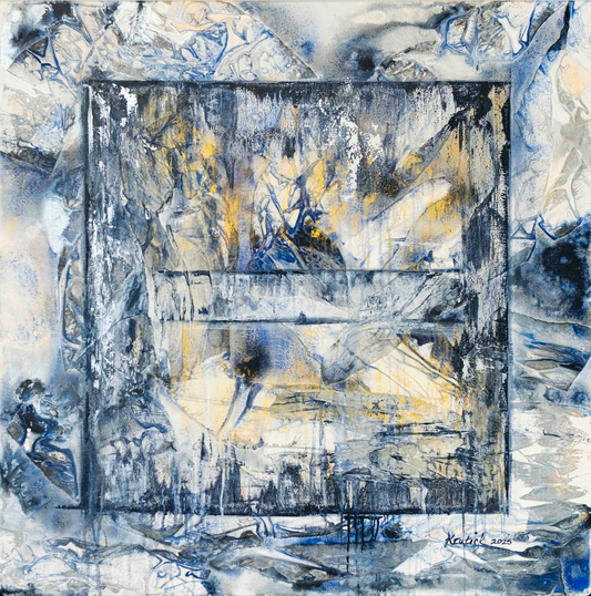 Ice Cube Glacier Collage, 2025