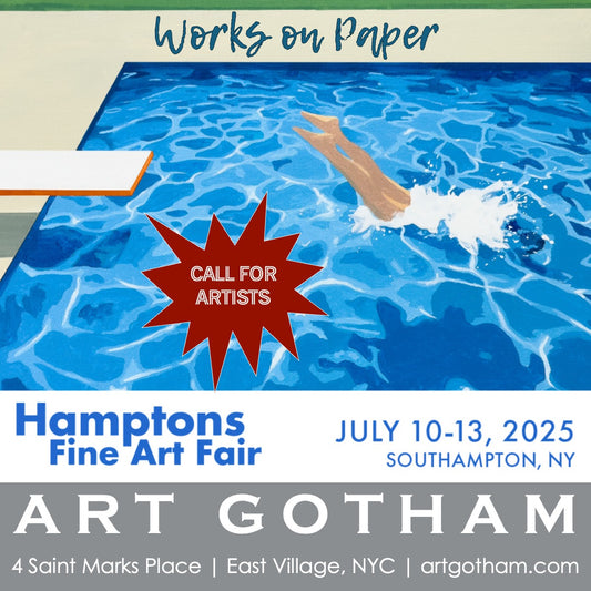 Hamptons Fine Art Fair | 5 12x18 inches Works on Paper | July 10 - 13, 2025 | Booth 122